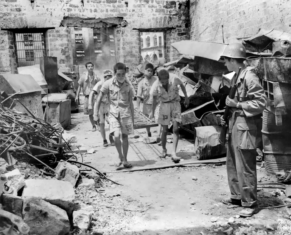 How did the Japanese treat female prisoners of war?