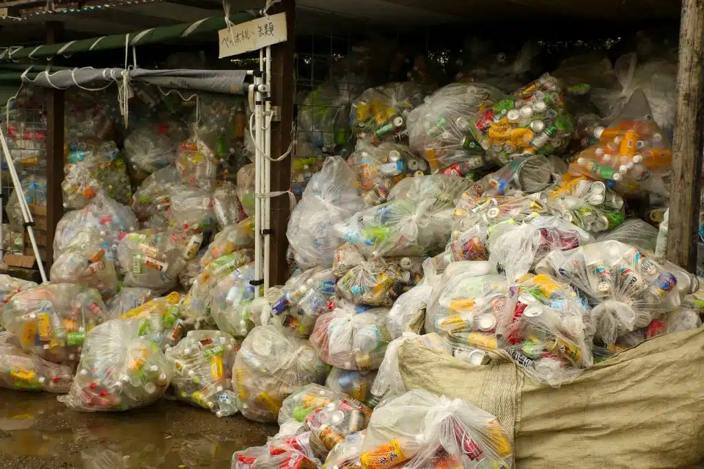 Does Japan produce a lot of waste?