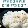 Do Japanese wash their rice?