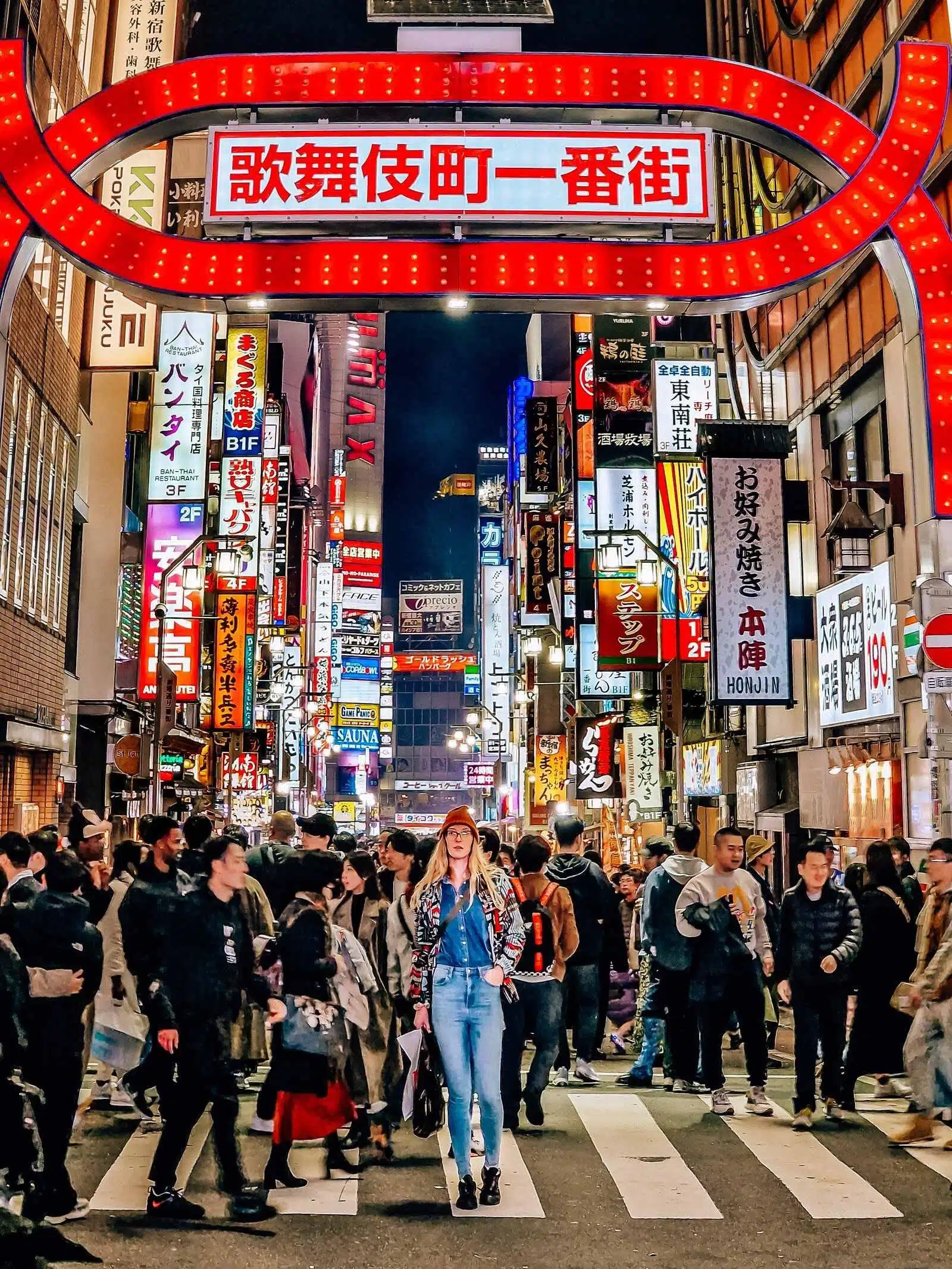 tourists in Tokyo