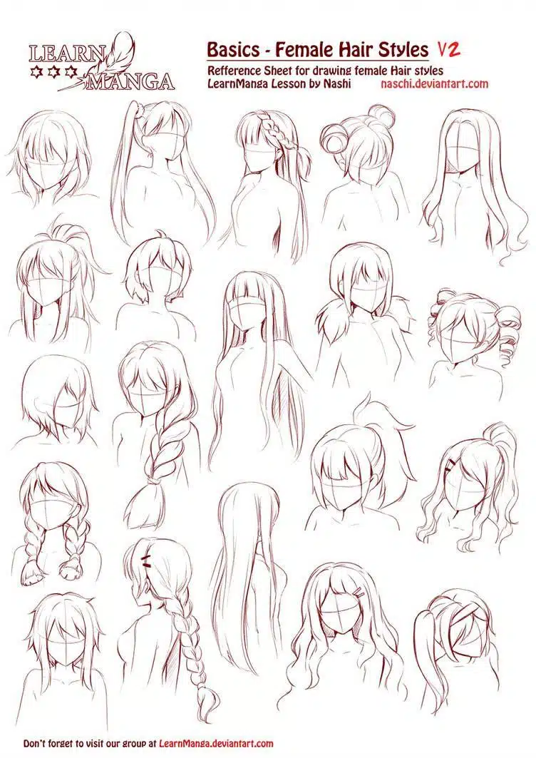 anime hair