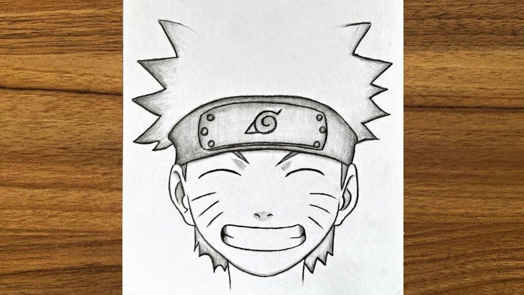 How to draw naruto anime?