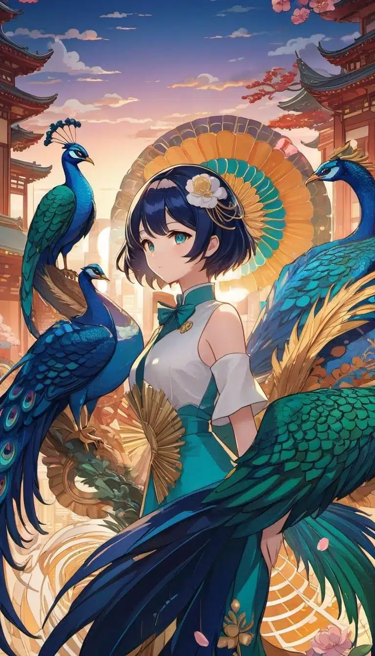 peacock anime