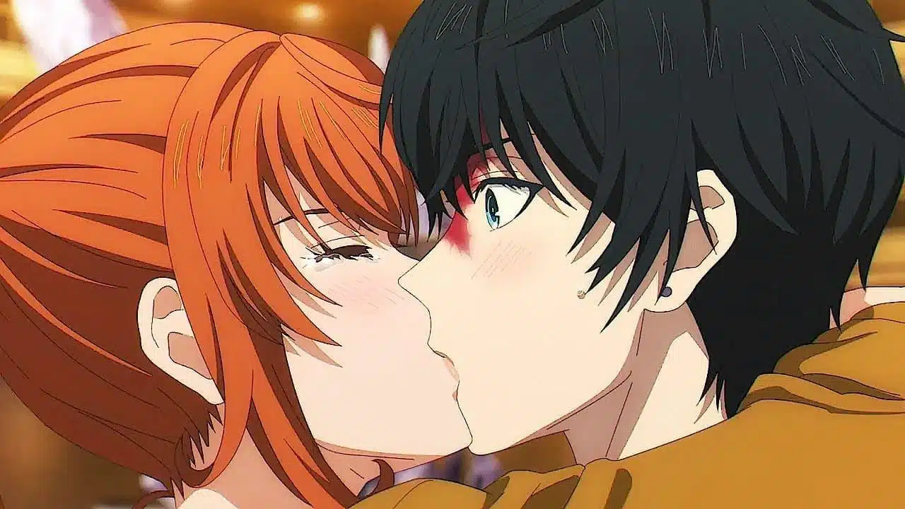 anime kissing