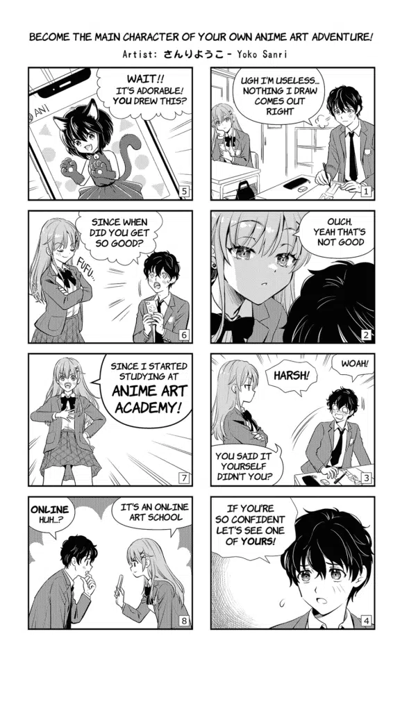Learn how to draw anime & manga from Japanese pros