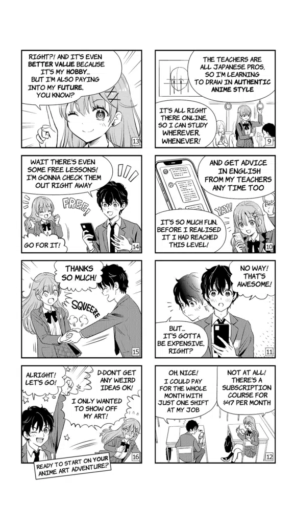 Learn how to draw anime & manga from Japanese pros