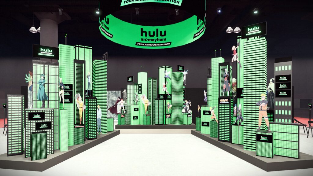 Hulu Brings “Animayhem City” Display Booth to Anime Expo 2025