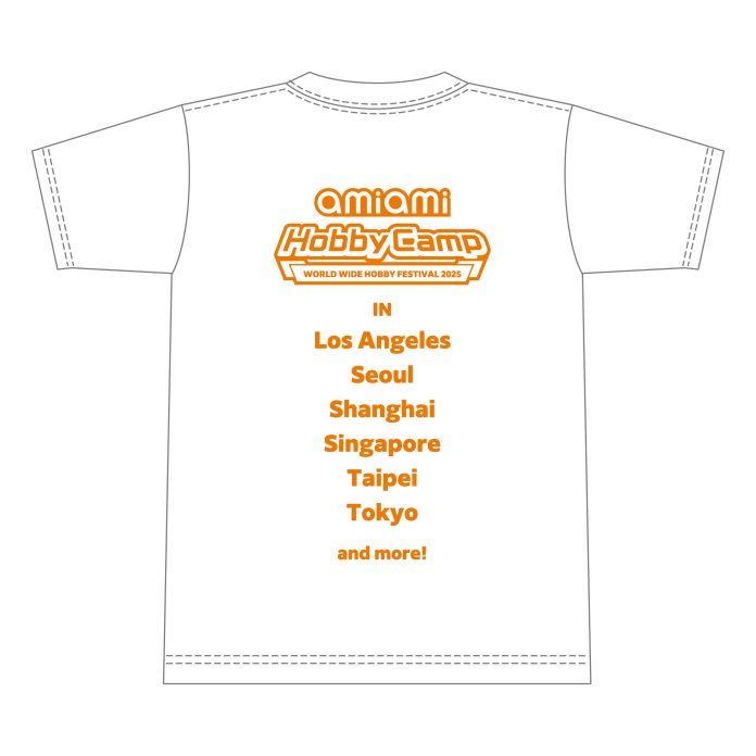 amiami AX charity shirts white back