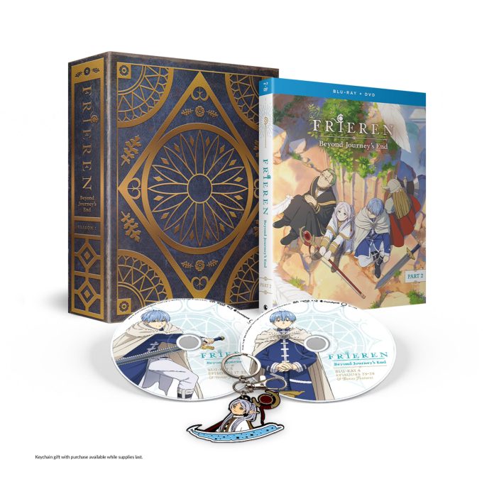 frieren limited edition rigid box set spread with key chain