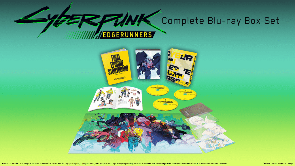 Cyberpunk: Edgerunners Complete Blu-ray Box Set Arrives in North America on October 28